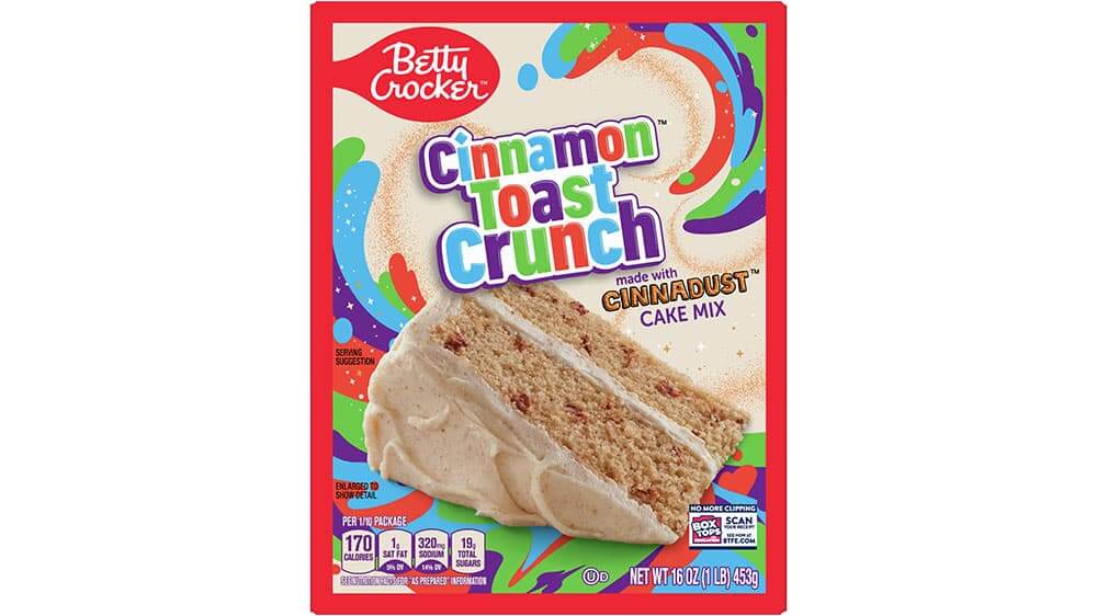 Cinnamon Toast Crunch Cake Mix 16 Oz 